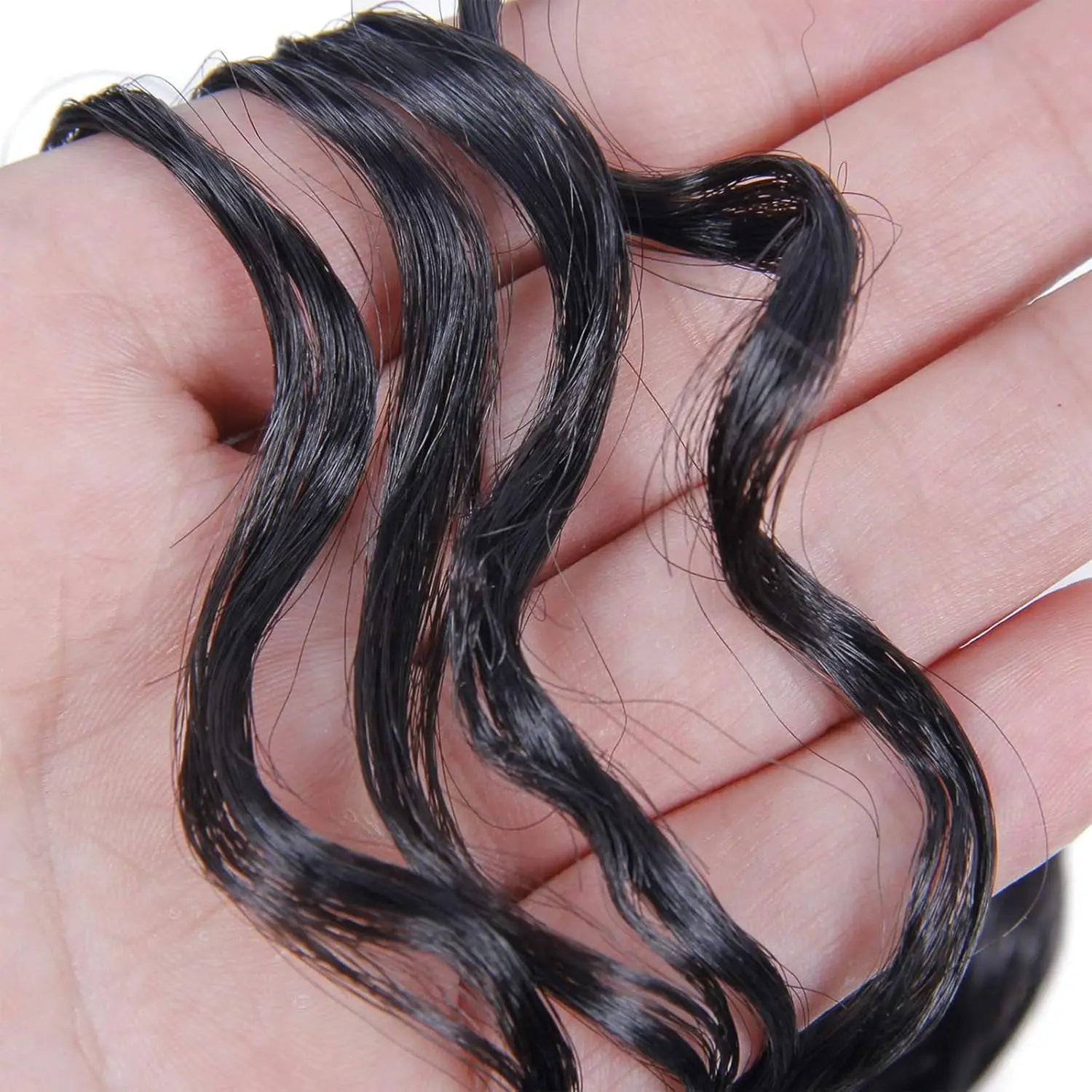 1/7 paquets de cheveux crépus pour crochet, cheveux crépus GoGo Curl pour femmes, noir naturel, cheveux pour tresses ondulés profonds, synthétiques